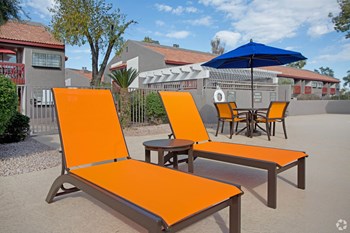Sundeck and pool lounge